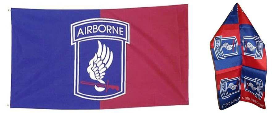 Wholesale Combo Set 101st Airborne Army 3x5 3’x5’ Flag and 8"x60" Scarf 