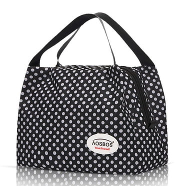 Lunch Bags for Women Reusable Lunch Box Beach Cooler Insulated Tote School 8.5L by Aosbos