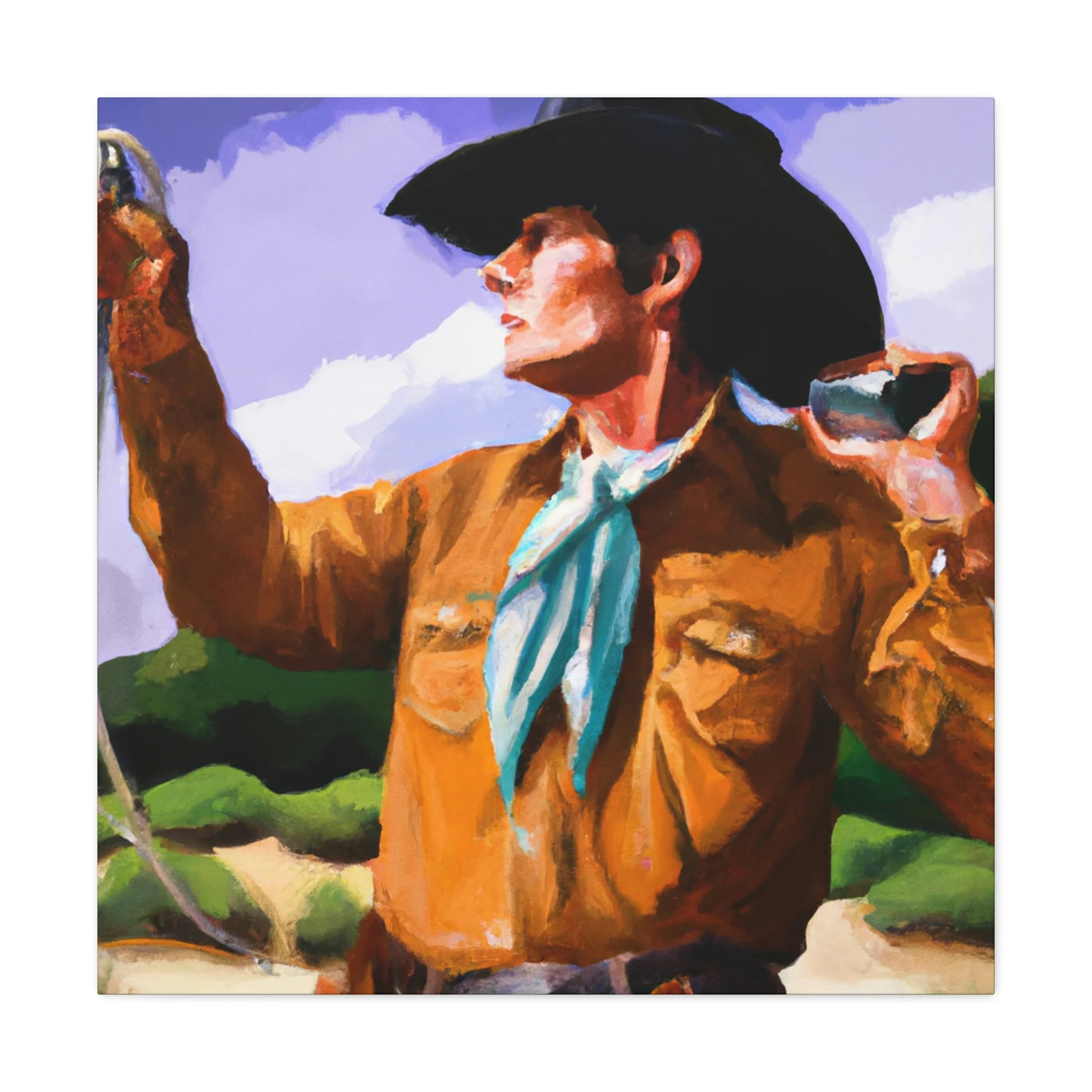 Ranch Hand Monumental Painting Canvas