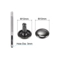 thumbnail image 2 of 20 Sets Leather Rivets Dim Gray 10mm Double Cap Brass Rivet Studs with Setting Tools, 2 of 5