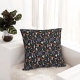 thumbnail image 6 of Yiaed Mushroom Print Pillow Covers Super Soft Decorative Square Throw Pillow Covers Case Cushion Covers for Sofa Couch Bedroom Car Decor（No pillow core）-26"x26", 6 of 7
