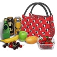 thumbnail image 6 of Vsdgher Bulldog Red Print Insulated Reusable Bags with Sturdy Zipper and Handles, Foldable Totes for Hot or Cold Food Bring or Delivery, 6 of 8
