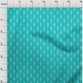 thumbnail image 2 of oneOone Polyester Lycra Fabric Circle|Leaves & Paisley Block Print Sewing Fabric BTY 56 Inch Wide, 2 of 4