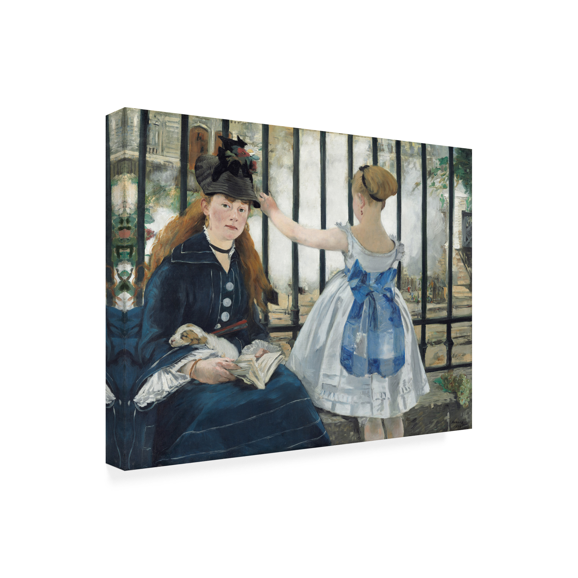 Manet 'The Railway' Canvas Art