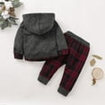 thumbnail image 6 of URMAGIC 3M-3T Baby Boy Sweatshirt Set Toddler Infant 2Pcs Long Sleeve Pullover Hooded Sweatshirt+Pants Outfits, 6 of 12