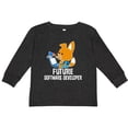 thumbnail image 3 of Inktastic Future Software Developer Boys Long Sleeve Toddler T-Shirt, 3 of 5