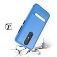thumbnail image 2 of GSA Slim Brushed Hybrid Kickstand Case For Coolpad Legacy Brisa Blue, 2 of 3