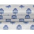 thumbnail image 5 of oneOone Velvet Medium Blue Fabric Block Sewing Material Print Fabric By The Yard 58 Inch Wide-CF, 5 of 5