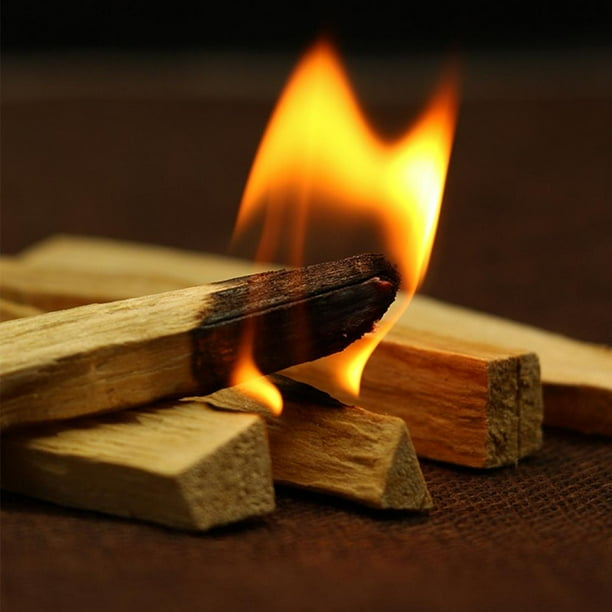 Palo Santo Santo Incienso de incienso de madera tiras de manchas de madera Difusor de aroma