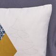 thumbnail image 2 of Noble House Arizona Abstract Outdoor Cushion in White and Dark Blue (Set of 4), 2 of 6