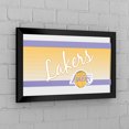 thumbnail image 4 of Los Angeles Lakers Hardwood Classics Ready-To-Hang Black Framed Wall Mirror, 4 of 4