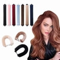 thumbnail image 2 of Soft Satin Heatless Hair Curler for Women - Overnight No - Heat Styling Rods, Sleep - In Curls for All Hair Types（3PCS, Blue）, 2 of 6