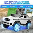 thumbnail image 6 of JOYLDIAS 12V Powered Electric Ride on Car Licensed Mercedes-Benz G650S for Kids with Remote Control, 2 Motors, 3 Speeds, Lock, Music, Horn, LED Light (white), 6 of 9