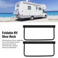 thumbnail image 4 of Catadrina De Zapatos De Zapato De RV De 2 Paquetes Montaje En La Pared De La Pared De Aluminio Plegable Ratirador De Zapatos Para El Remolque De Viaje RV, 4 of 7