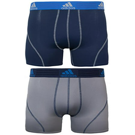 adidas Men's Sport Performance Trunk Underwear (2-Pack), Night Indigo ...