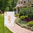 thumbnail image 2 of Yayeee Garden Flag 28" x 40" Double Sided Outdoor Yard Lawn Holiday Decorations, White Seahorse, 2 of 6
