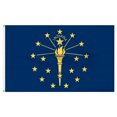 thumbnail image 1 of Valley Forge Indiana Flag 4ft x 6ft Nylon Indoor, 1 of 1