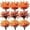 Fall Orange, variant on 18Pcs Artificial Fall Flowers Plants for Outdoor Autumn Decoration, UV Resistant Plastic Plants, Faux Boston Fern & Eucalyptus Bulk for Garden, Patio, Window Box Decor
