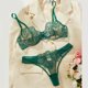thumbnail image 2 of Conjunto de lencería Sexy para mujer, Conjunto de sujetador transparente de encaje, lencería romántica atractiva, sujetador de realce, ropa interior erótica de lujo, 2 of 5