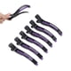 thumbnail image 3 of Clip 6 Piezas Pinza De Pelo Profesional Portátil Salón De Casa Seccionamiento Conjunto De Pinzas De Pelo Herramienta De Peinado Para Corte De Pelo Negro Púrpura, 3 of 7