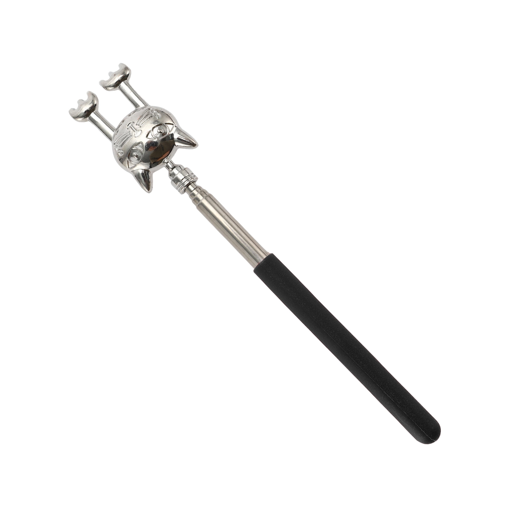 Unique Bargains 1 Pc Telescopic Back Scratcher for Bathroom Business Travel Hotel Black