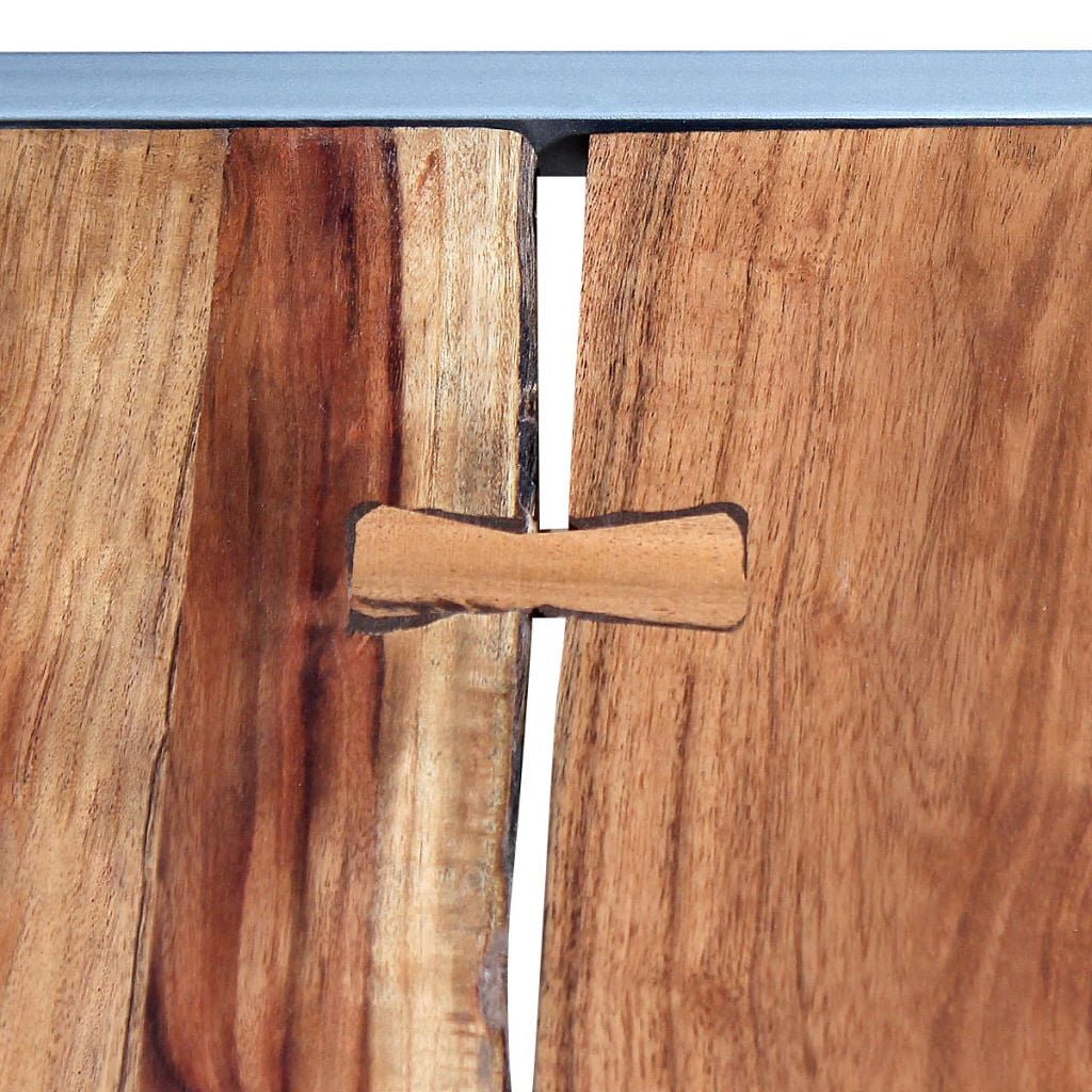 Kepooman Modern Solid Acacia Wood Square Coffee Table Set for Living Room, Set of 2, Brown Kepooman Modern Solid Acacia Wood Square Coffee Table Set for Living Room, Set of 2, Brown