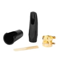 thumbnail image 2 of Boquilla de saxofón alto Sax con tapa Hebilla Reed Boquilla Parches Almohadillas Likrtyny Para estrenar, 2 of 4