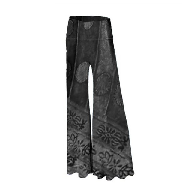 Nouveau Pantalon Imprimé Ethnique pour Femmes Pantalon Large Large Large