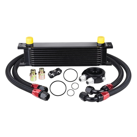 Kit de Enfriador de Aceite EVIL ENERGY 10 Filas 10AN para Transmisión y Motor