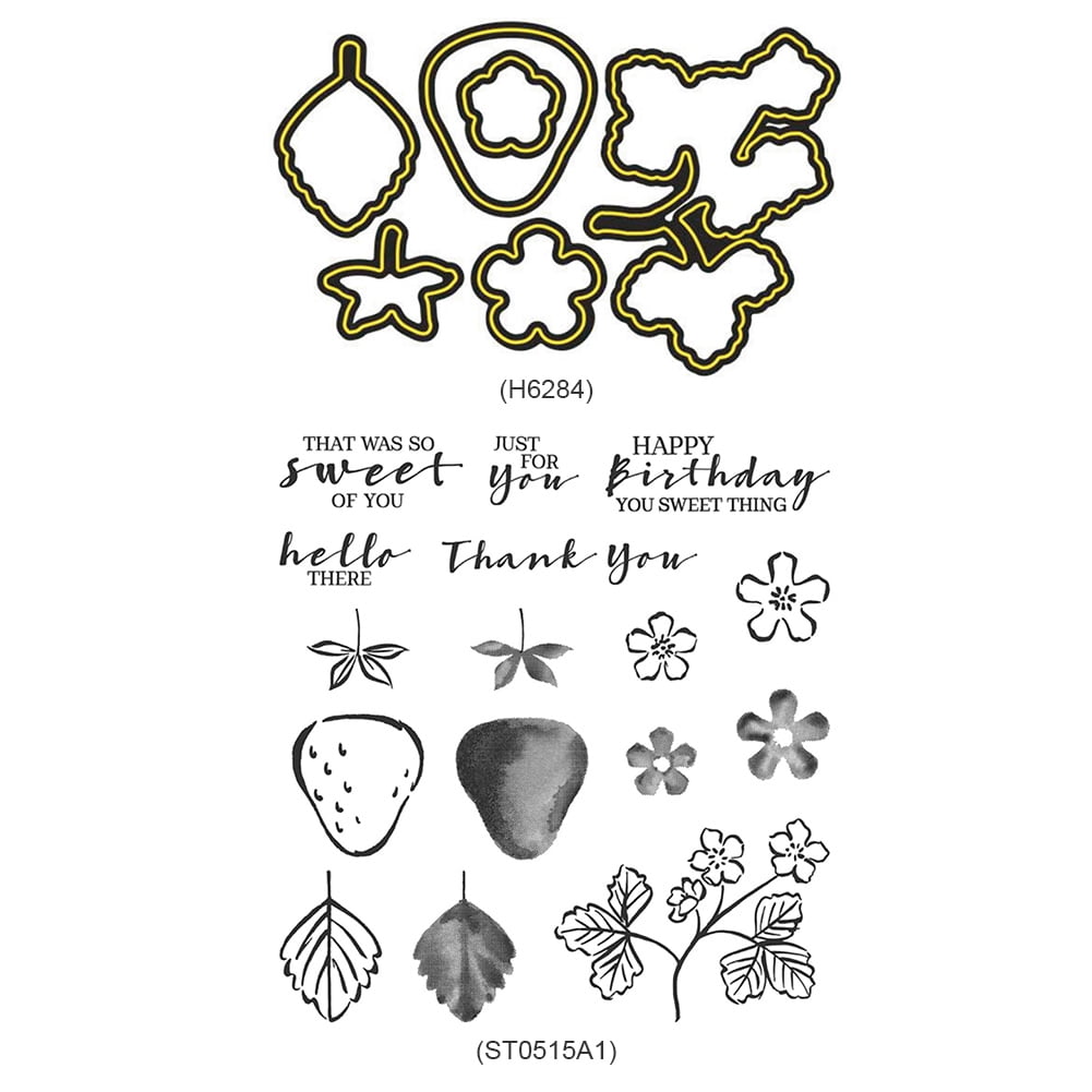 stawberry corner Metal Cutting Dies Scrapbook Embossing Stencils Album Décor HI stawberry corner Metal Cutting Dies Scrapbook Embossing Stencils Album Décor HI
