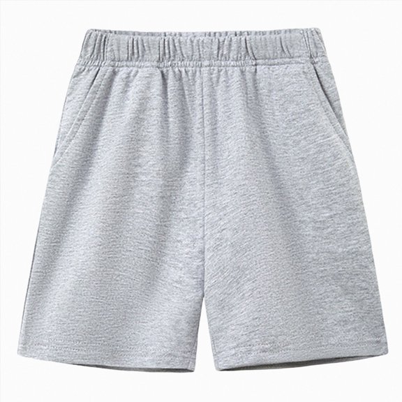 KPOPLK Toddler Boys Athletic Basketball Shorts Boys Cotton Shorts Summer Clothes for 2t 3t 4t 5t 6t 7t Size 3-4 Years,Grey