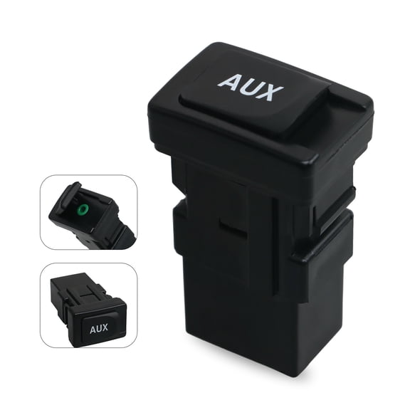 Black AUX Auxiliary Input Jack for Toyota Camry 07-08 2011 FJ Cruiser 07-11
