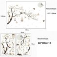 thumbnail image 2 of 2PCS Chinese Flower Tree Bird Cage Wall Stickers 60*90cm Removable DIY Decor, 2 of 8