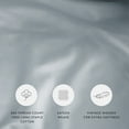 thumbnail image 4 of Blue Vintage Washed 3 Piece Cotton Duvet Cover Set, King/Cal-King, by Noble Linens, 4 of 6