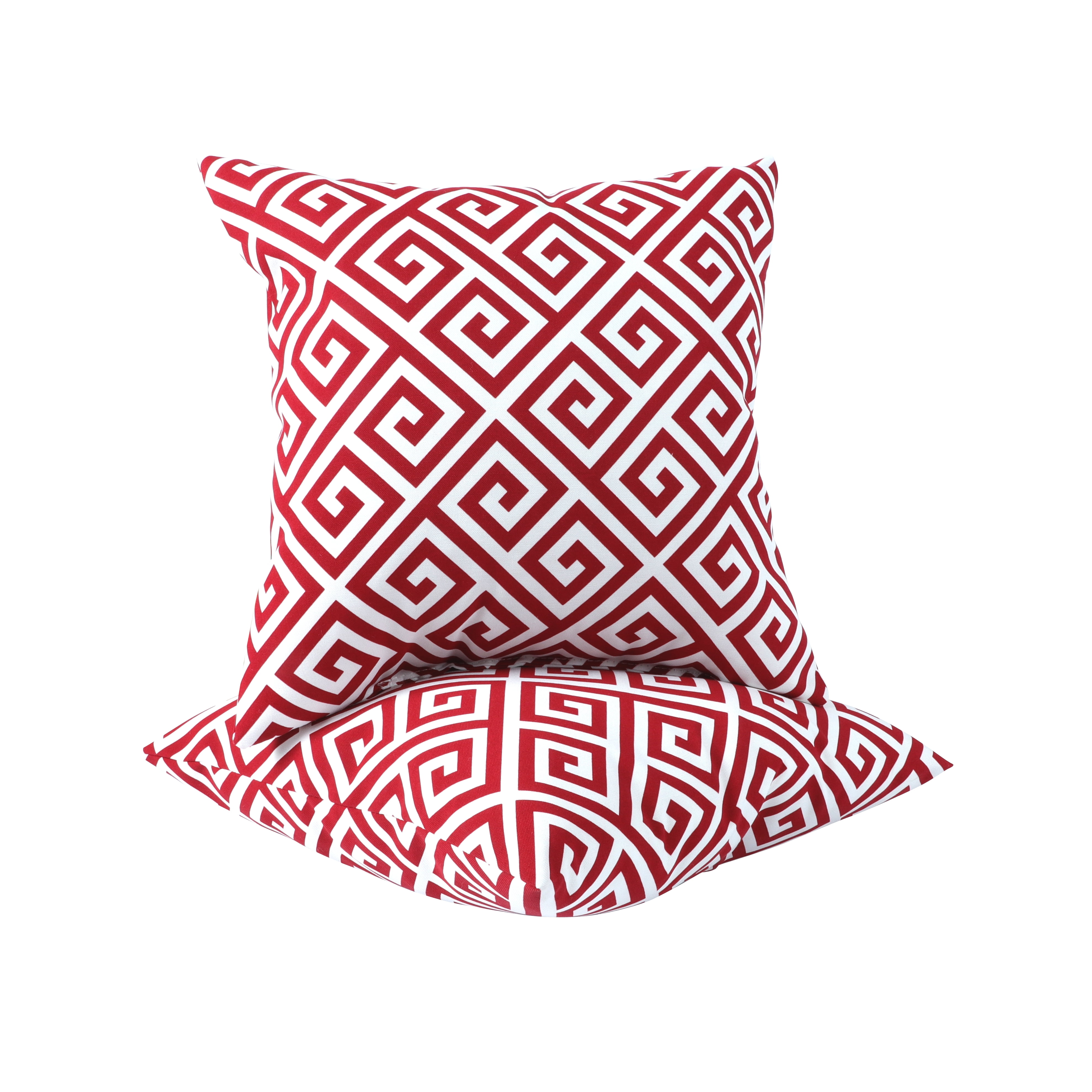 2 Pack Outdoor Throw Pillows, Waterproof & Fade-Resistant Patio Cushions, 18x18 Inch Decorative Outdoor Pillows for Garden, Porch, Balcony & Poolside Furniture