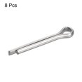 thumbnail image 3 of Unique Bargains Split Cotter Pin, Fixation à Clip en Acier Inoxydable 6x40mm Raccord Argent 8Pack, 3 of 5