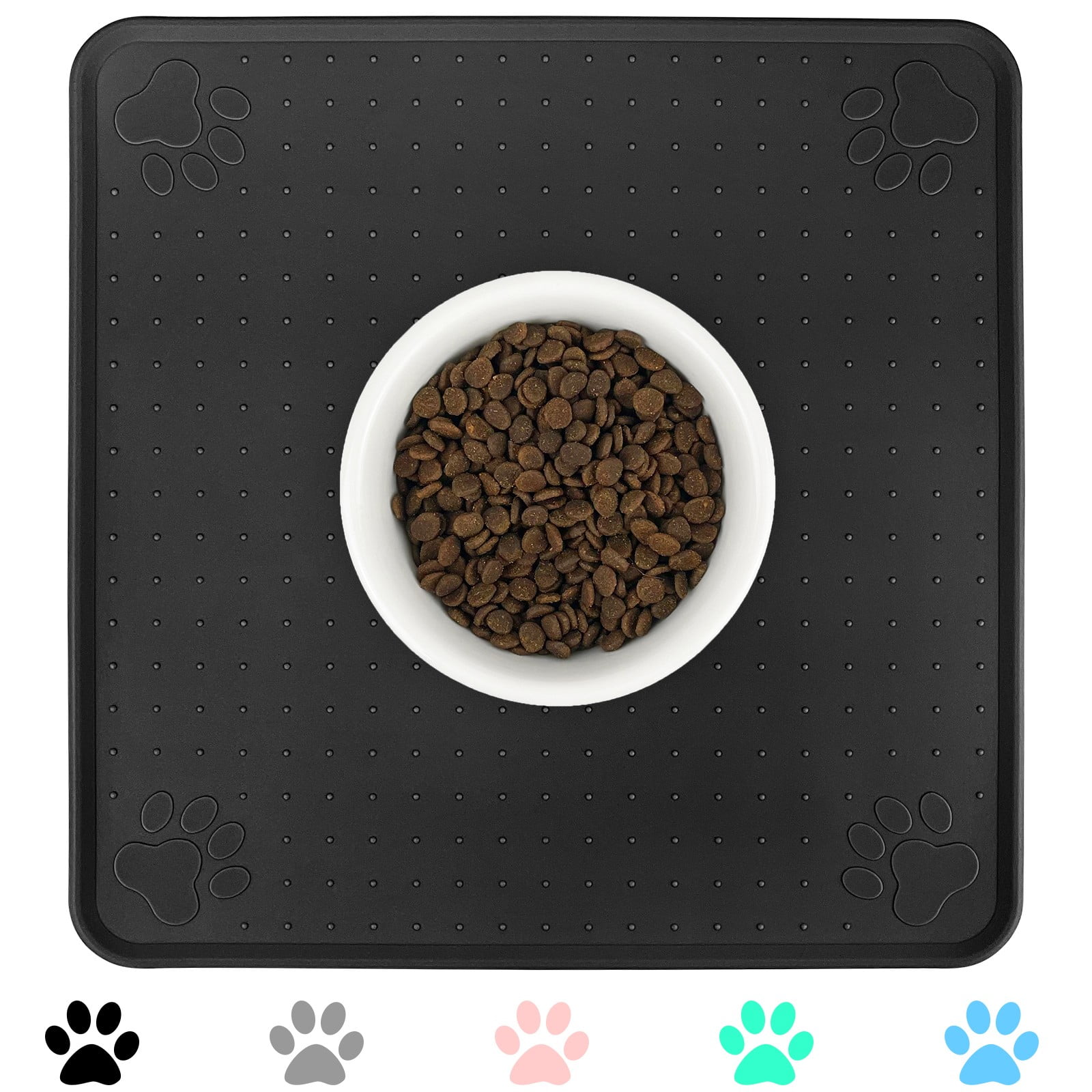 Pet Placemat for Dog and Cat Bowl Mat for Prevent Food and Water