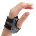 thumbnail image 1 of Velpeau CMC Thumb Brace for Women and Men for Osteoarthritis - with Shape-memory Restriction Splint, CMC Joint Stabilizer, Basal Thumb Arthritis Pain Relief and Support (Black, Left Hand, Large), 1 of 8