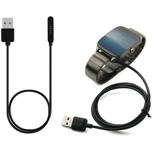 Charger Compatible for Asus Zenwatch 2, 3.3ft Portable USB Charging Cable Cord Replacement Charging Cradle Station Compatible Asus Zenwatch 2 Smartwatch & WI501Q/ WI502Q