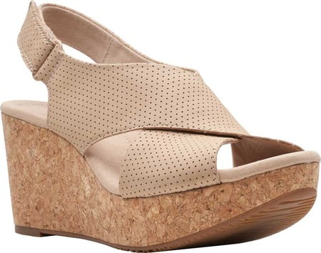 clarks soft cushion wedges