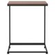 thumbnail image 3 of Mesa auxiliar VidaXL negra con ruedas 55x35x70 cm Madera mecanizada, 3 of 5