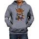 thumbnail image 1 of MHFRRA Sudadera con Capucha Informal de Manga Larga, Suave, Cómoda y Ligera, Estilo Urbano, A La Moda, Deportiva, para Uso Diario Gris, 1 of 2