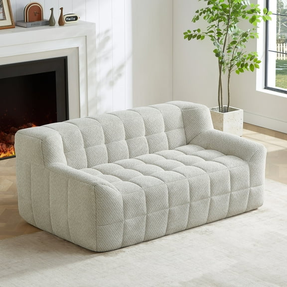 Full Compression Modular Sofa with High-Density Memory Foam - No Assembly Required, Premium Fabric, Flexible Configurations for Modern Living Rooms