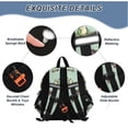 thumbnail image 3 of ALAZA Frogs on Skateboards Mini Backpack School Bookbag Age 3-7 Small, 3 of 7