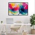 thumbnail image 3 of Stupell Industries Contemporary Two Colorful Poppies Black Framed Giclee Art, 30 x 20, by Chromatic Storm Studio, 3 of 8