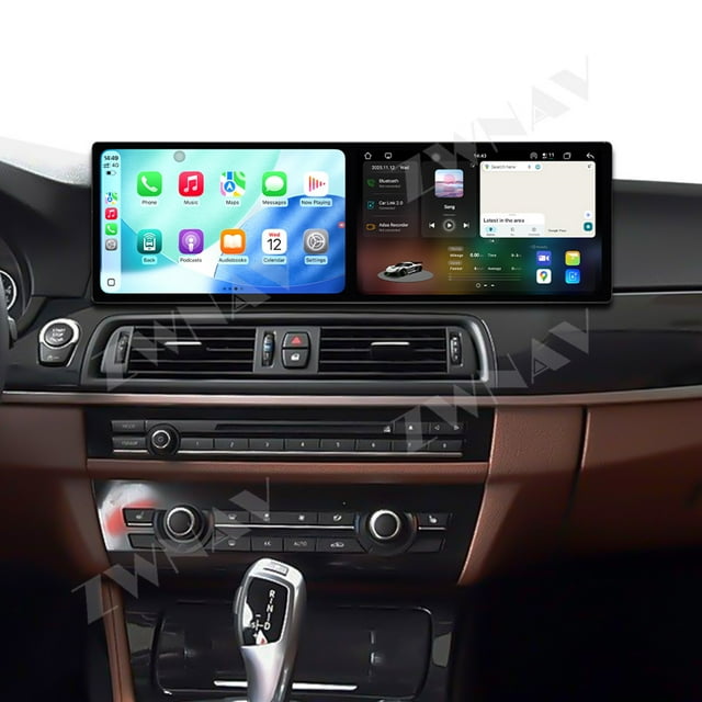 ZWNAV Dual 9.1 inch Screen Car Radio For BMW 5 Series 2017-2018 Android 15 Multimedia Player GPS Navigation Auto DSP Stereo Host