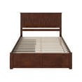 thumbnail image 3 of AFI Nantucket Queen Wood Platform Bed with Footboard and Storage Drawers, Walnut, 3 of 6