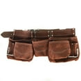 thumbnail image 5 of CHEETAH: Suede Leather 11 Pocket Tool And Nail Apron with Leather Belt, 5 of 7