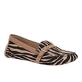 thumbnail image 2 of Cole Haan Womens Emely Driver Zebra Loafers Flats Casual Shoes, 2 of 5
