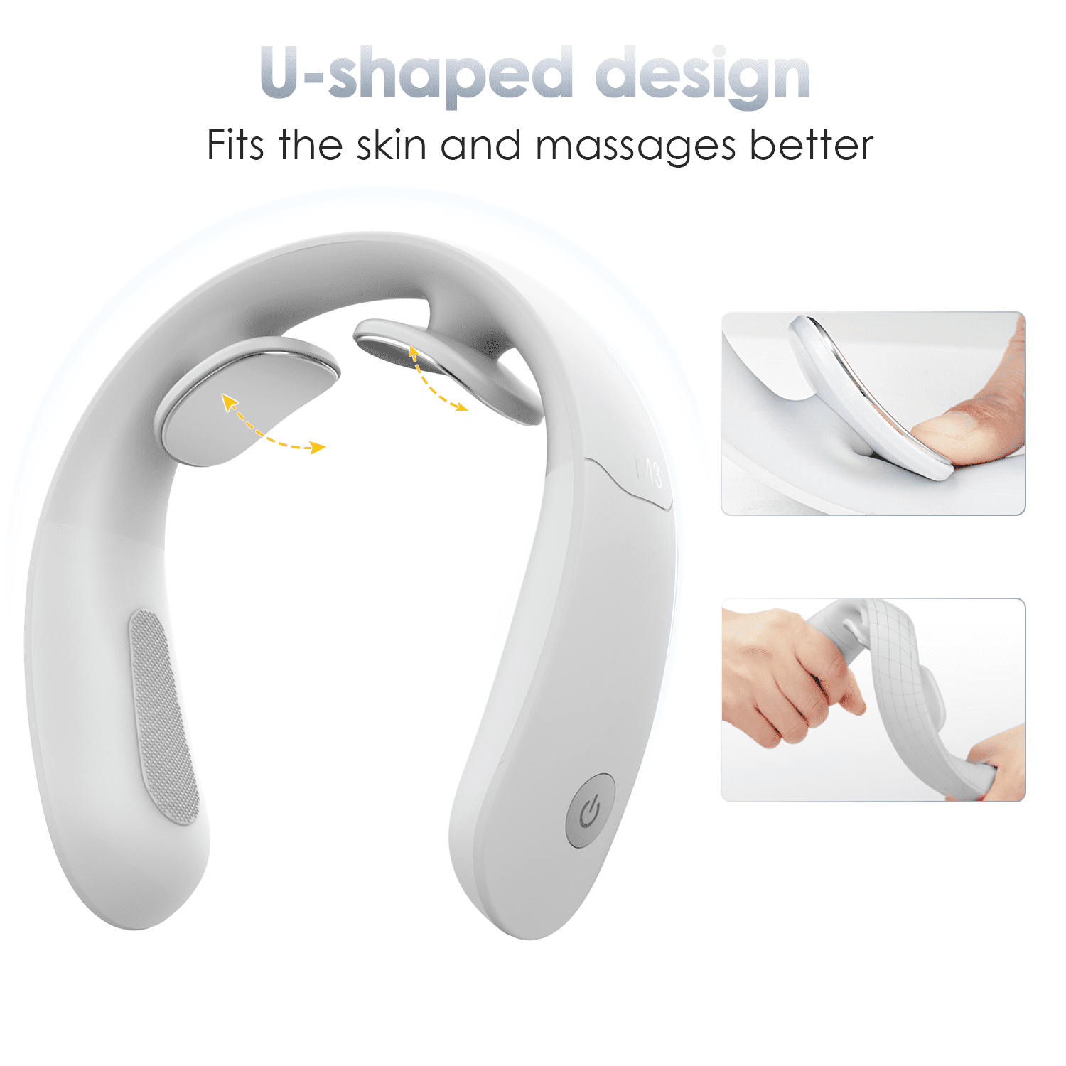 Relaxnecker Neck Massager, Best Intelligent Neck Massager, 4 Massage Modes,  15 Levels of Intensity, Pain Relief & Relaxation in Just 3 Minutes for
